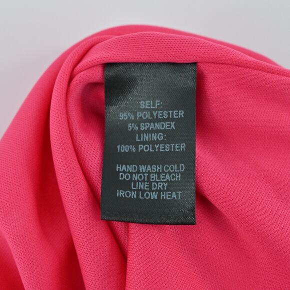 LULUS Dress Size S Fuchsia Cityscape Cold Shoulder Bodycon Knee Length Sexy Glam - Picture 9 of 11